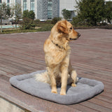 Maxbell Super Soft Washable Pet Cat Dog Cushion Sleeper Mat Warm House Pad L Grey