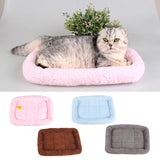 Maxbell Super Soft Washable Pet Cat Dog Cushion Sleeper Mat Warm House Pad L Grey
