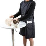 Maxbell Waterproof Pet Dog Grooming Apron Professional Groomer Apron with Pocket L