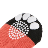 Maxbell Set 4 Waterproof Pet Dog Socks Puppy Anti-slip Boots Paw Protection 002 - L