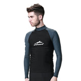 Maxbell Mens Anti UV Long Sleeve Rash Guard Wetsuit Top Surfing Swimming Diving 3XL