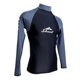 Maxbell Mens Anti UV Long Sleeve Rash Guard Wetsuit Top Surfing Swimming Diving 3XL