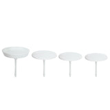 Maxbell 4pcs Cake Cupcake Tray Stand Flower Nails Set Icing Cream Sugarcraft Decorating Tool