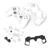 Maxbell Full Housing Shell Case Button Kit for Sony PlayStation3 PS3 Wireless Controller - White