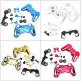 Maxbell Full Housing Shell Case Button Kit for Sony PlayStation3 PS3 Wireless Controller - White