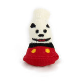 Maxbell Smile Bear Pattern Pet Dog Puppy Cat Non-slip Socks with Cute Paw Prints S