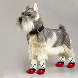 Maxbell Smile Bear Pattern Pet Dog Puppy Cat Non-slip Socks with Cute Paw Prints S