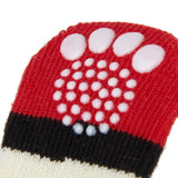 Maxbell Smile Bear Pattern Pet Dog Puppy Cat Non-slip Socks with Cute Paw Prints S