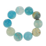 Maxbell 12mm Fire Agate Round Balls Gemstone 10 Beads