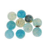 Maxbell 12mm Fire Agate Round Balls Gemstone 10 Beads