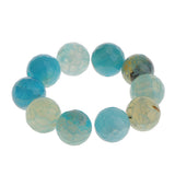 Maxbell 12mm Fire Agate Round Balls Gemstone 10 Beads