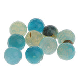 Maxbell 12mm Fire Agate Round Balls Gemstone 10 Beads