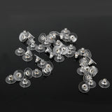 Maxbell 50 Pcs Earrings Backs Clutch With Plastic Pad