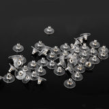 Maxbell 50 Pcs Earrings Backs Clutch With Plastic Pad