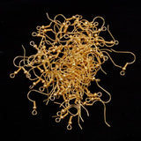 Maxbell 100 Pcs Gold Plated Earring Hooks