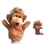Maxbell Coffee Lion Hand Puppet Finger Puppet