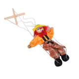 Maxbell 1pcs Wooden Clown Marionette Puppet Toy for Kids