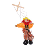 Maxbell 1pcs Wooden Clown Marionette Puppet Toy for Kids