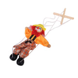 Maxbell 1pcs Wooden Clown Marionette Puppet Toy for Kids