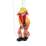 Maxbell 1pcs Wooden Clown Marionette Puppet Toy for Kids