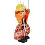 Maxbell 1pcs Wooden Clown Marionette Puppet Toy for Kids