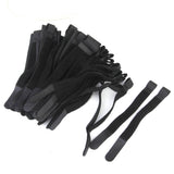 Maxbell Nylon Straps Cable Tie Wire Rope Hook and Loop Organiser 80pcs Black