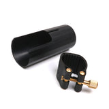 Maxbell Plastic Alto Saxophone Sax Mouthpiece Cover with PU Ligature