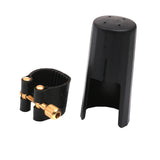 Maxbell Plastic Alto Saxophone Sax Mouthpiece Cover with PU Ligature