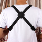 Maxbell Adjustable Nylon Tenor Baritone Sax Saxophone Harness Shoulder Strap Black