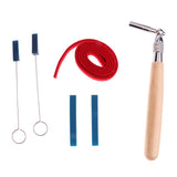 Maxbell Professional Piano Tuning Kit Tuning Lever Hammer Mute Kit 6PCS