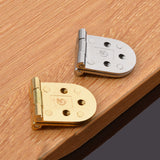 Maxbell 2Pcs Invisible Concealed Mount Stainless Steel Cabinet Blind Hinge Golden