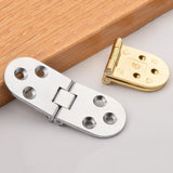 Maxbell 2Pcs Invisible Concealed Mount Stainless Steel Cabinet Blind Hinge Golden