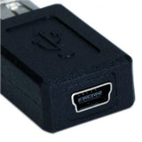 Maxbell USB Female to Mini 5 Pin Female Adapter Converter