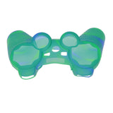 Maxbell Silicone Protective Skin Case Cover for Sony PS2 PS3 Controller - Blue-Green