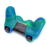 Maxbell Silicone Protective Skin Case Cover for Sony PS2 PS3 Controller - Blue-Green
