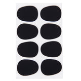 Maxbell Alto/Tenor Saxophone Sax Mouthpiece Patches Pads Cushions 0.8mm Black