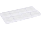 Maxbell 8pcs Alto/Tenor Saxophone Sax Mouthpiece Patches Pads Cushions 0.8mm Clear