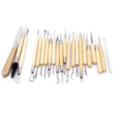 Maxbell 22Pcs Pottery Clay Sculpture Carving Tool Set
