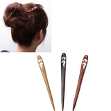 Maxbell Vintage Sandalwood Cloud Mist Hair Stick Hairpin Hair Accessory  Red