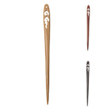Maxbell Vintage Sandalwood Cloud Mist Hair Stick Hairpin Hair Accessory  Red