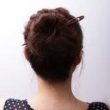 Maxbell Vintage Sandalwood Cloud Mist Hair Stick Hairpin Hair Accessory  Red