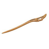 Maxbell Wooden Hair Pin Stick Chopstick Handmade Carved Hair Fork Wood