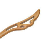 Maxbell Wooden Hair Pin Stick Chopstick Handmade Carved Hair Fork Wood