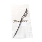 Maxbell Wooden Hair Pin Stick Chopstick Handmade Carved Hair Fork Black