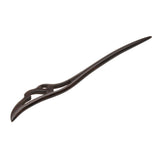 Maxbell Wooden Hair Pin Stick Chopstick Handmade Carved Hair Fork Black