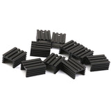 Maxbell 10Pcs Black 20x15x10mm Aluminum Heat Sink Cooling Fin for TO-220 Triode IC