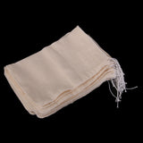 Maxbell 20 Reusable nut milk tea fruit juice Cotton mesh strain filter bag 15x10cm