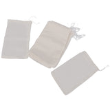 Maxbell 20 Reusable nut milk tea fruit juice Cotton mesh strain filter bag 15x10cm