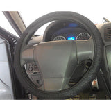 Maxbell Soft Breathable Mesh Car Steering Wheel Cover Vehicle Grips Skin Cover Black