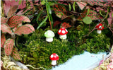 Maxbell 20x Miniature Dollhouse Bonsai Fairy Garden Landscape Mushroom Decor Yellow